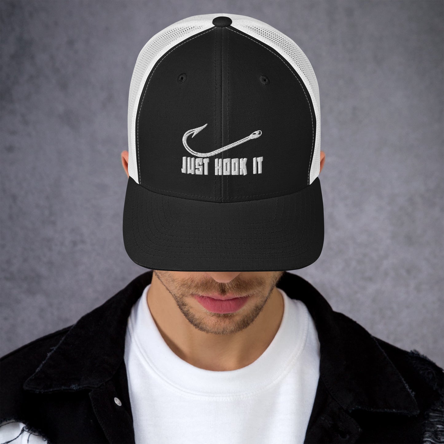 Hook It Snapback Hat - White Thread