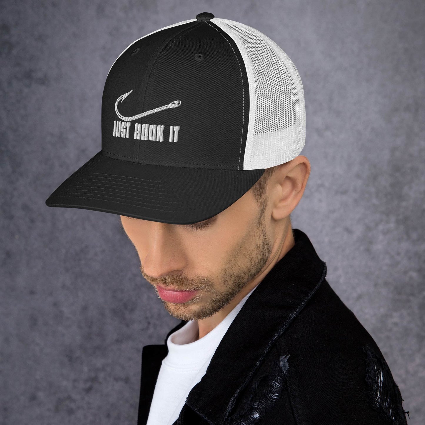 Hook It Snapback Hat - White Thread