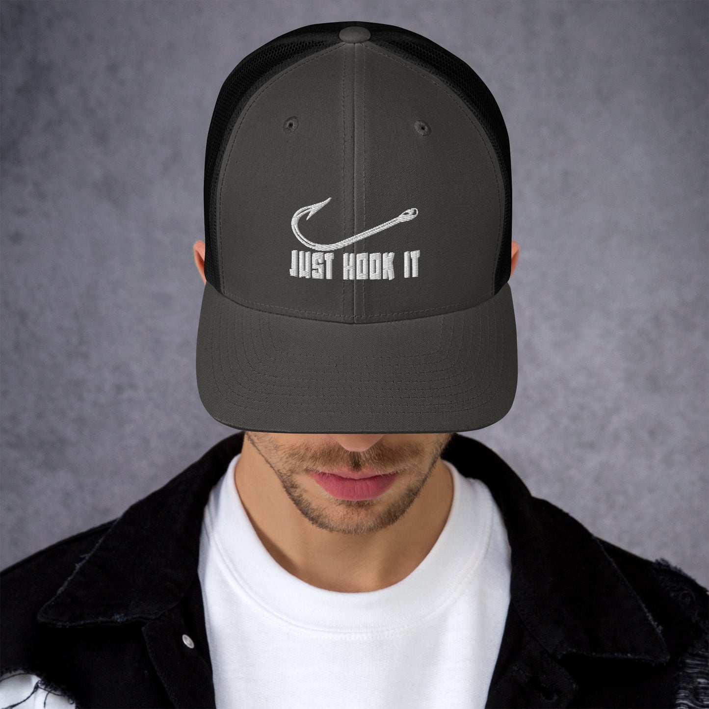 Hook It Snapback Hat - White Thread