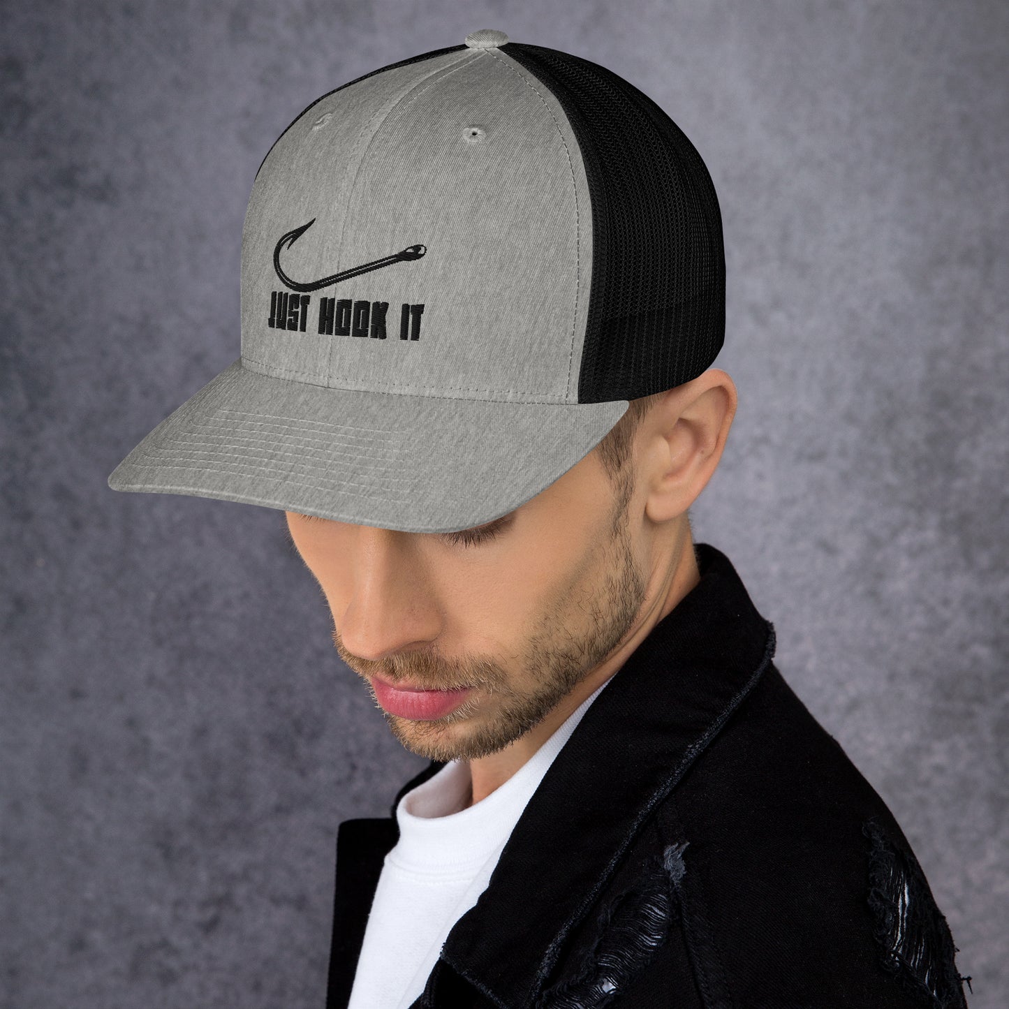 Hook It Snapback Hat - Black Thread