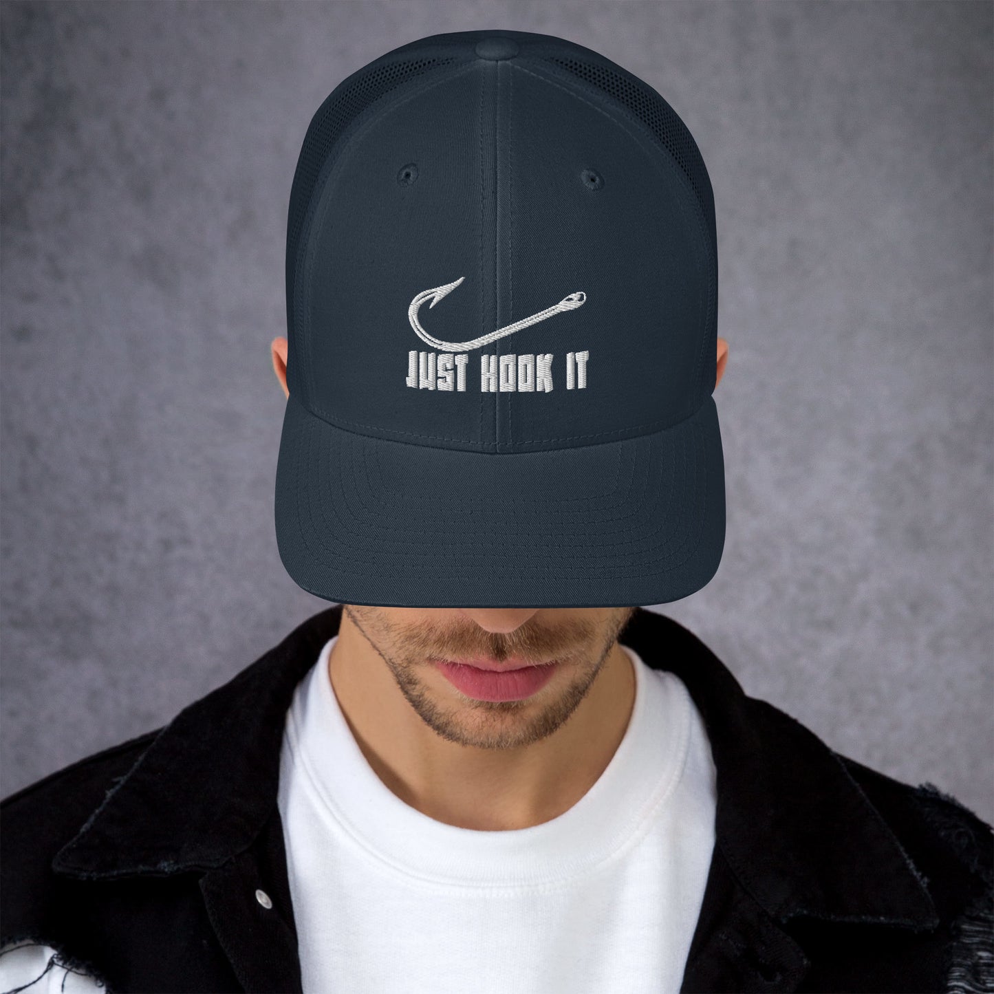 Hook It Snapback Hat - White Thread