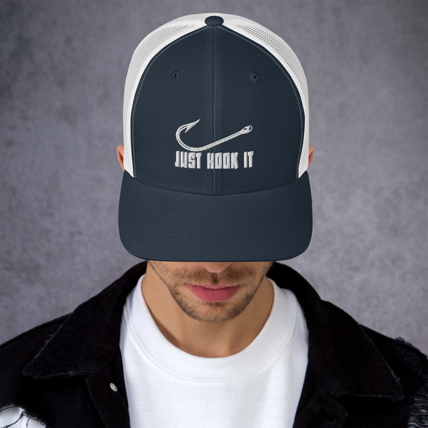 Hook It Snapback Hat - White Thread