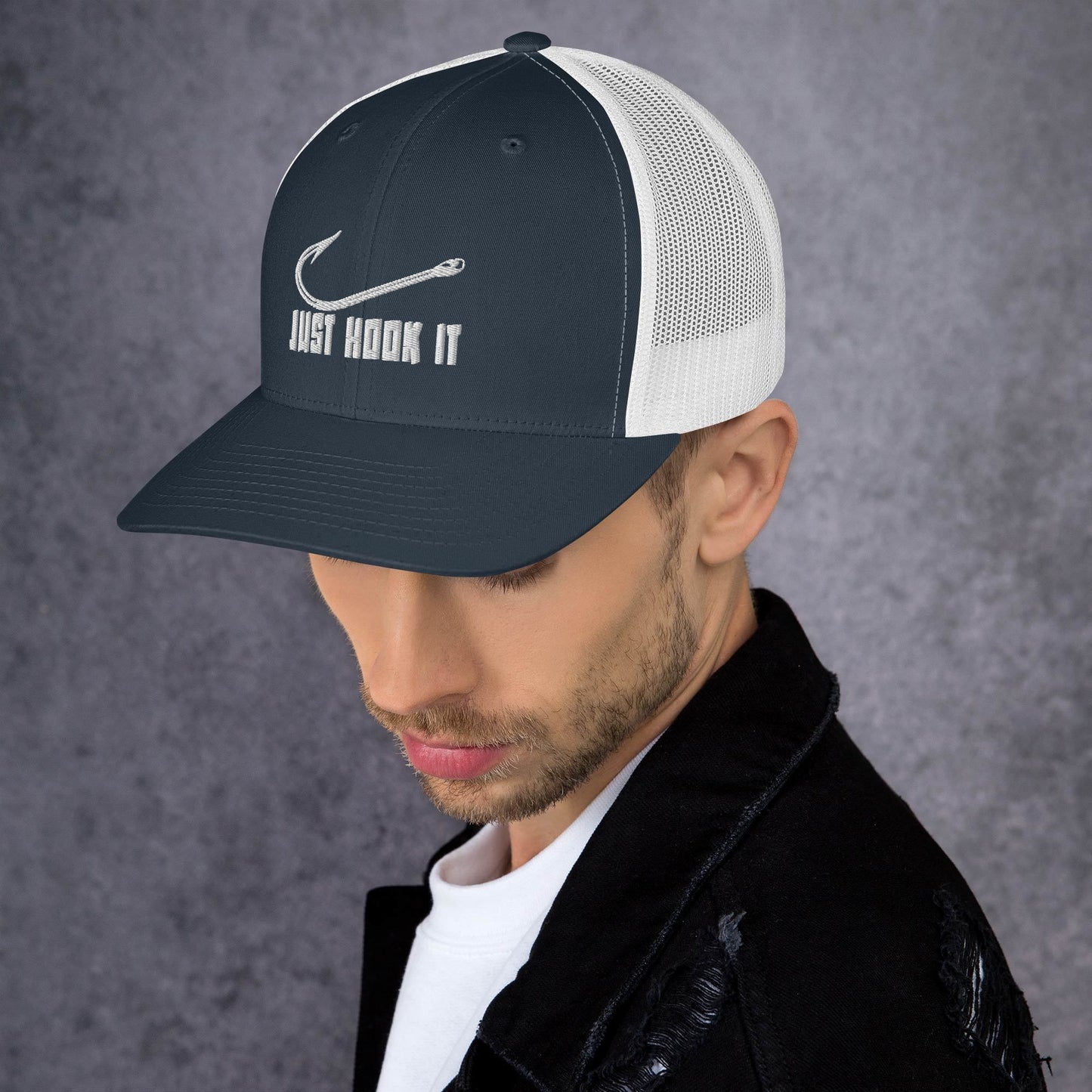 Hook It Snapback Hat - White Thread