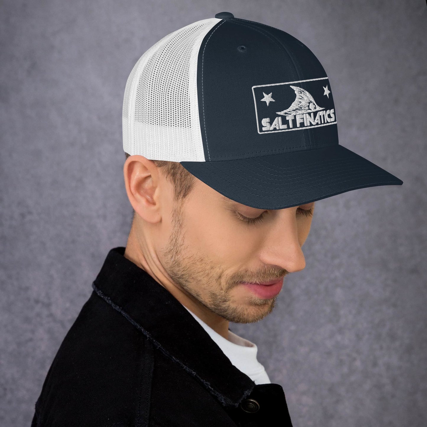 Salt Finatics Snapback Hat - White Thread