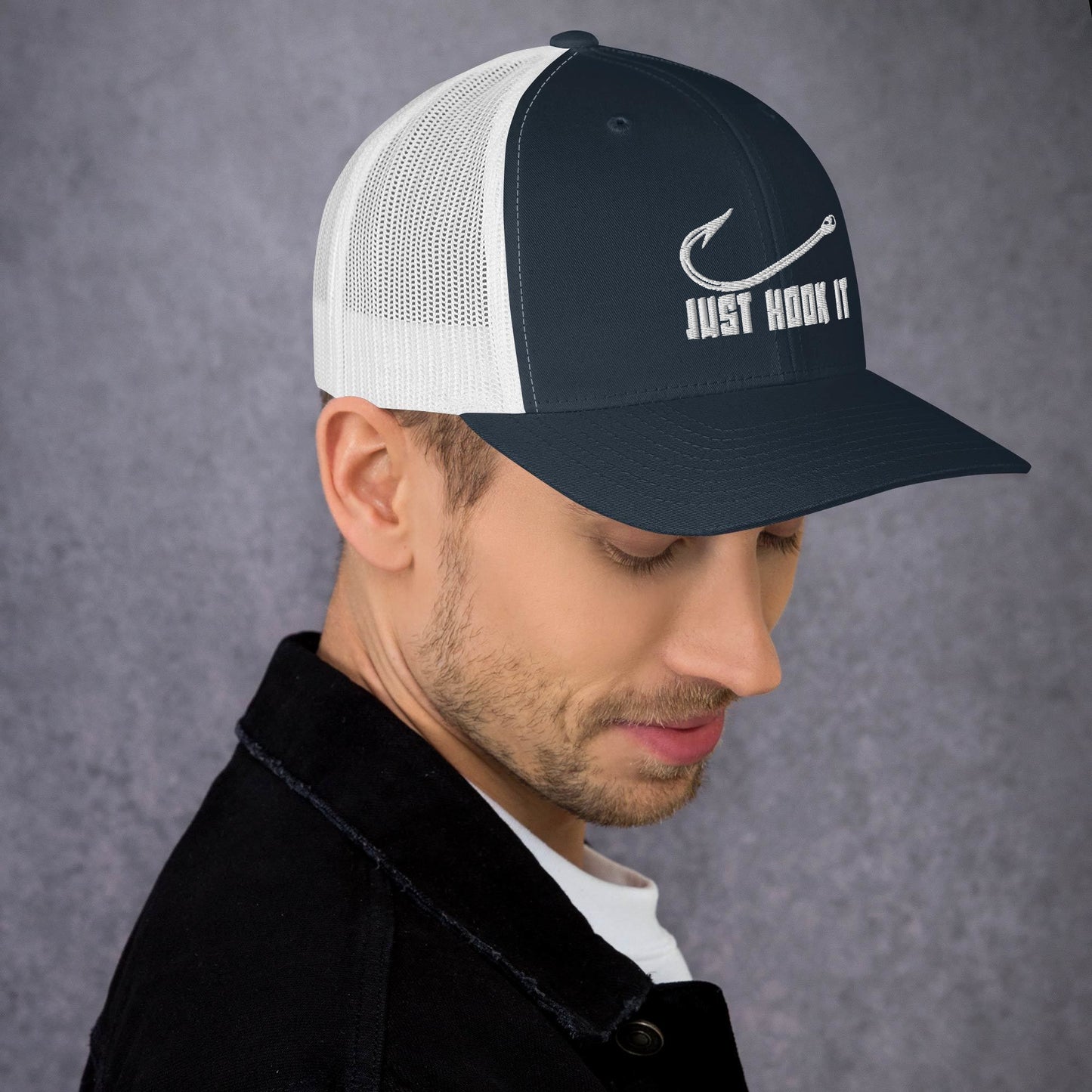 Hook It Snapback Hat - White Thread