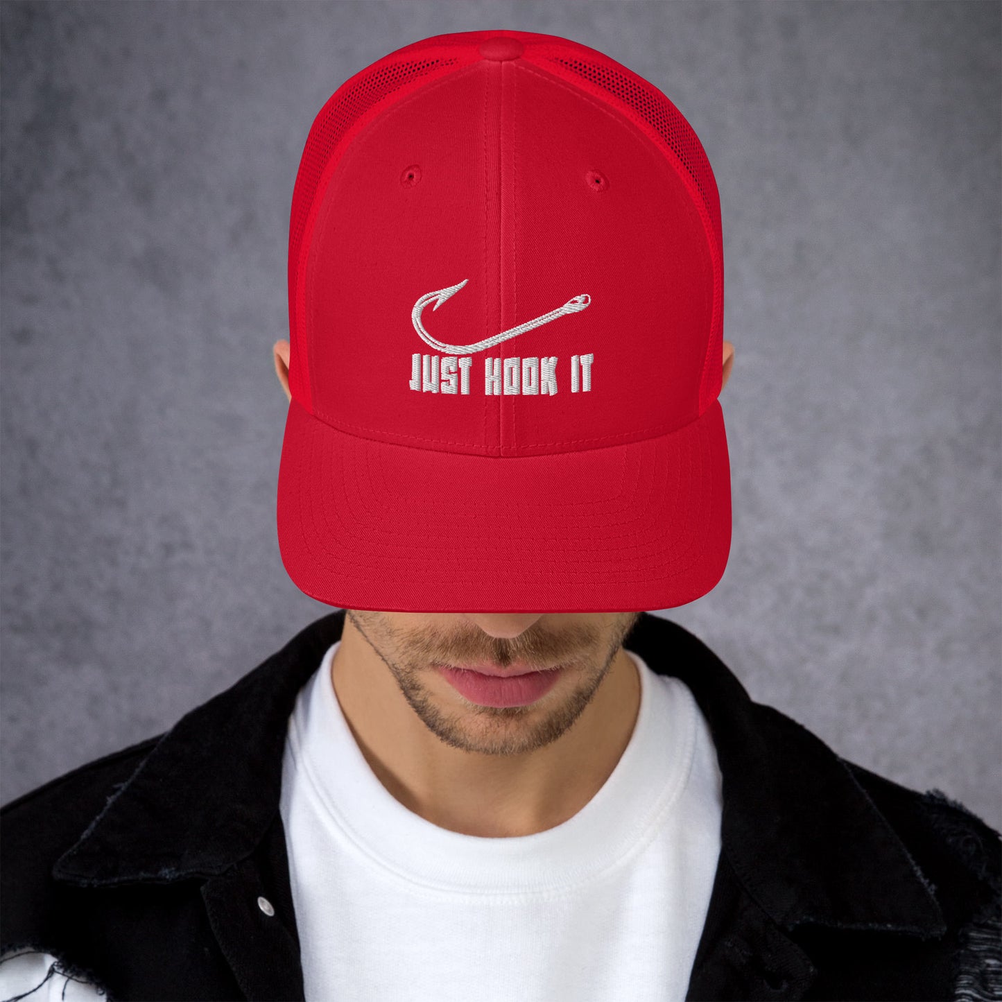 Hook It Snapback Hat - White Thread