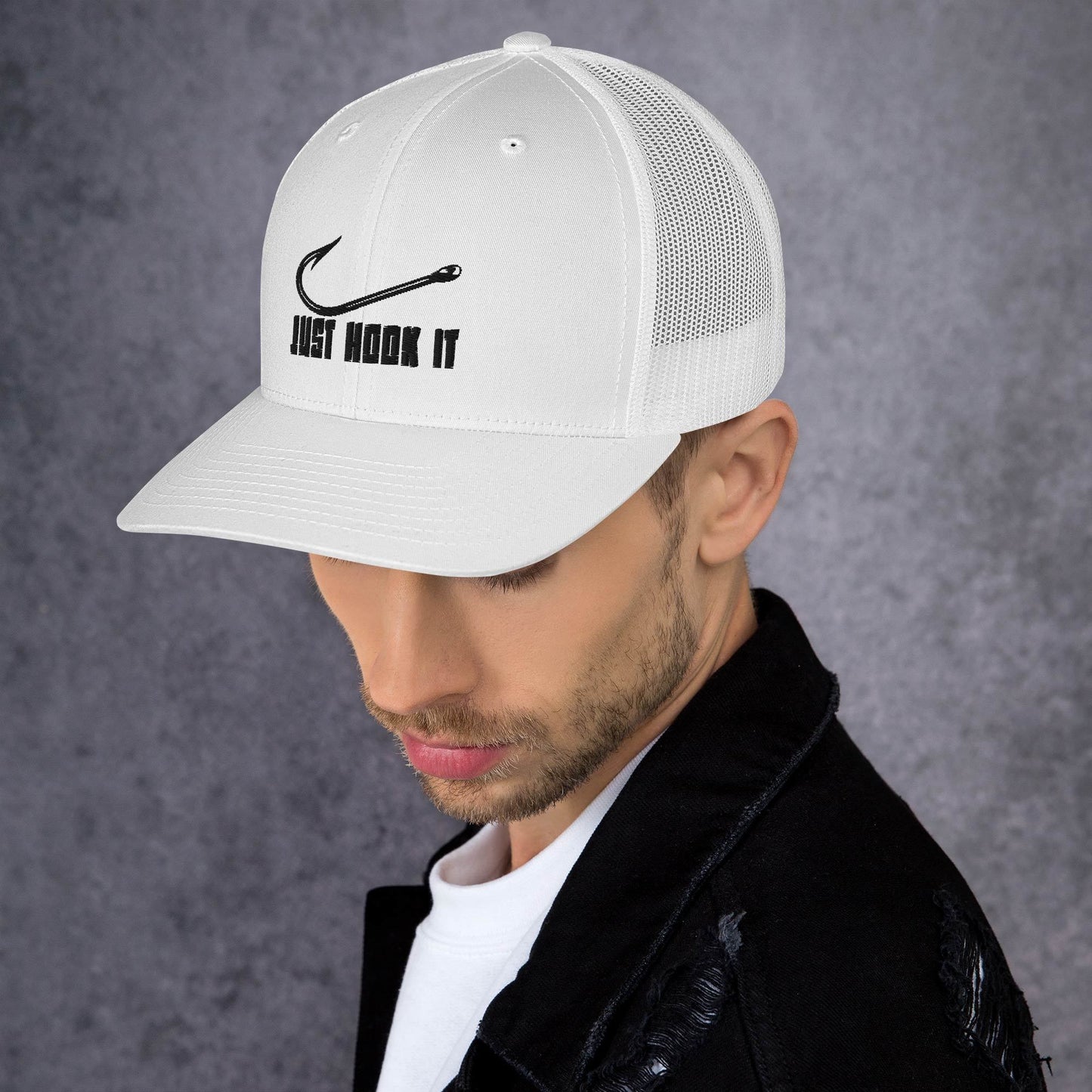 Hook It Snapback Hat - Black Thread