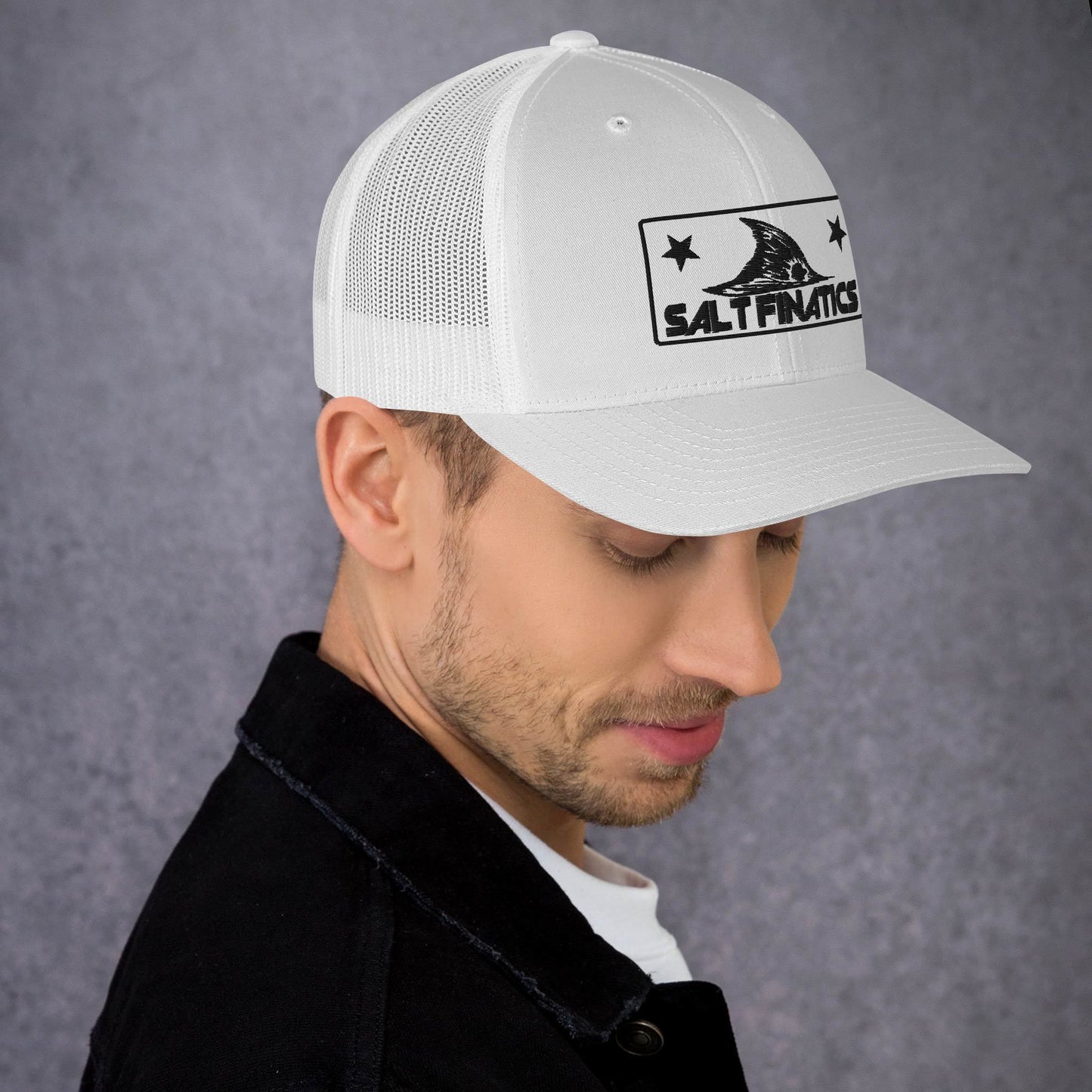 Salt Finatics Snapback Hat - Black Thread